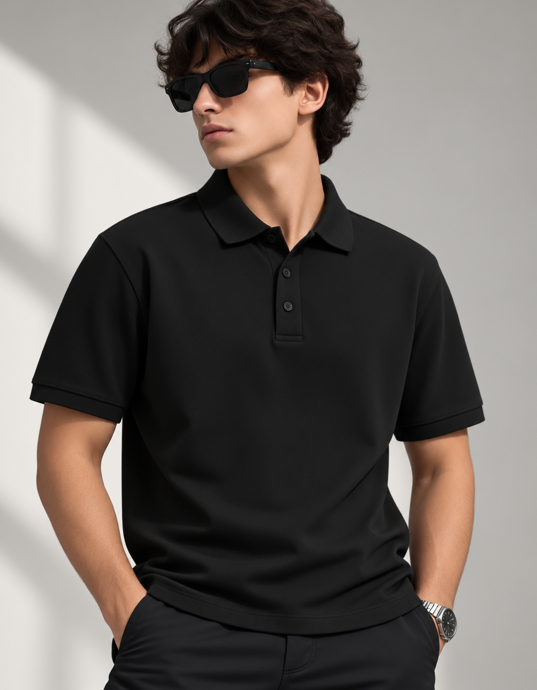 Men's Classic Cotton Polo T-Shirt