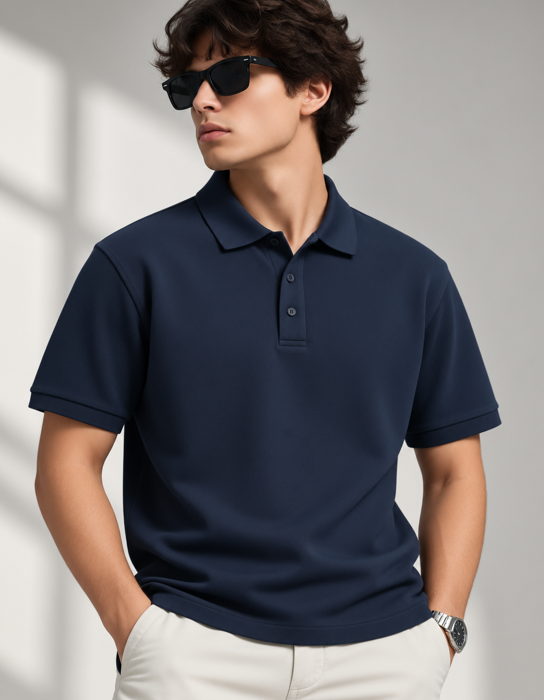 Men's Classic Cotton Polo T-Shirt