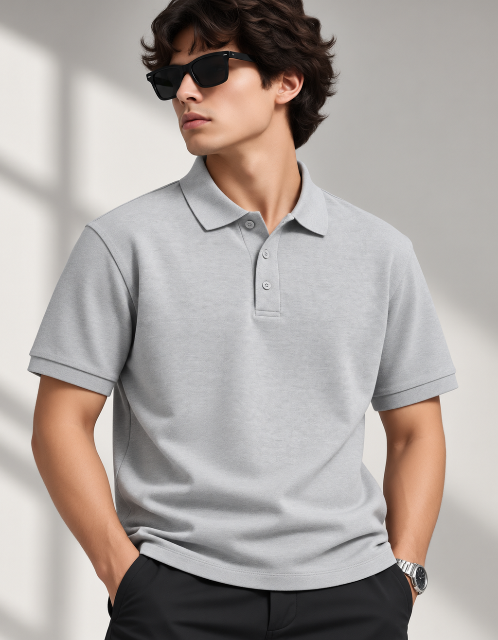 Men's Classic Cotton Polo T-Shirt