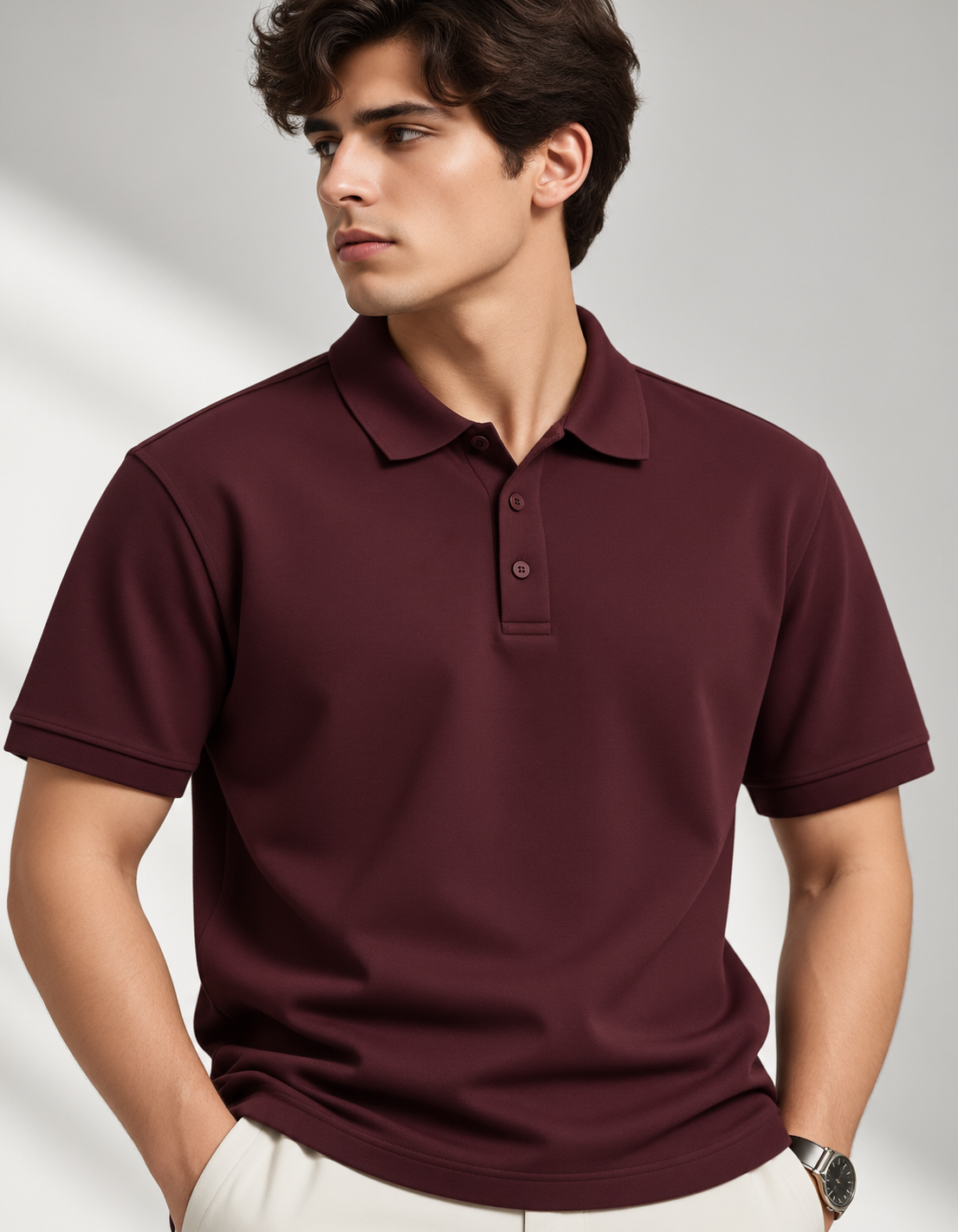 Men's Classic Cotton Polo T-Shirt