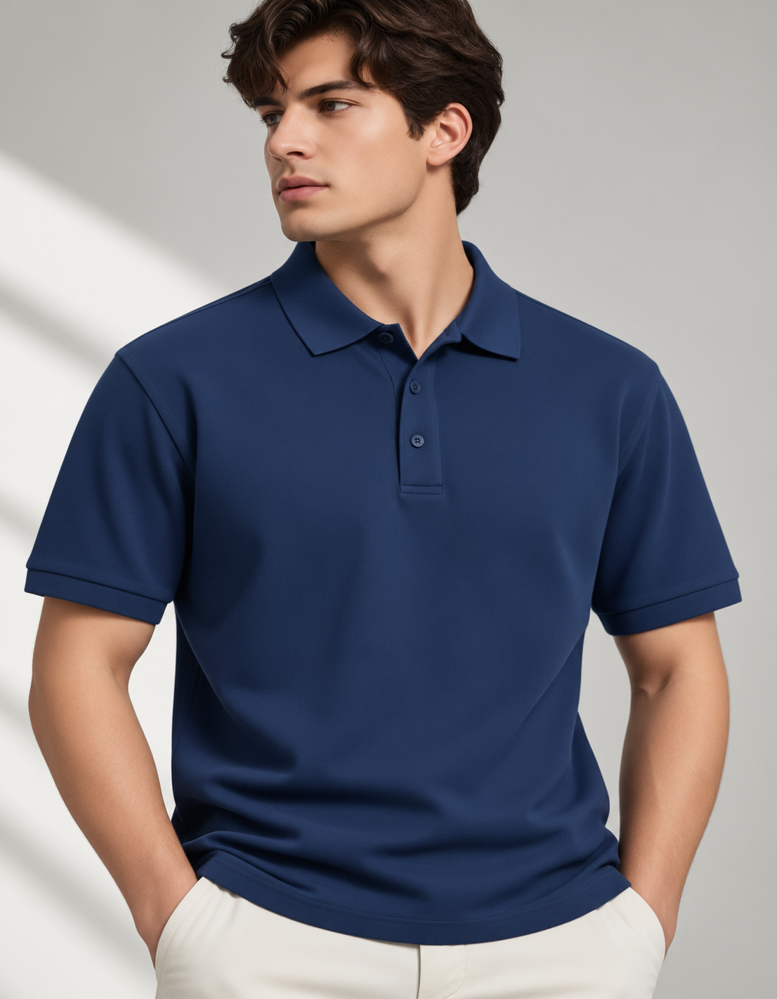 Men's Classic Cotton Polo T-Shirt