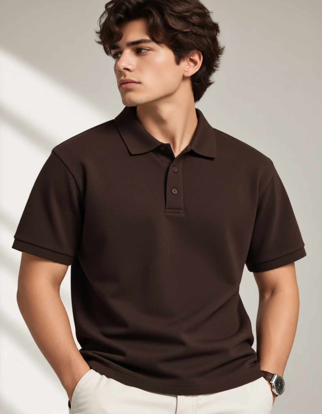 Men's Classic Cotton Polo T-Shirt