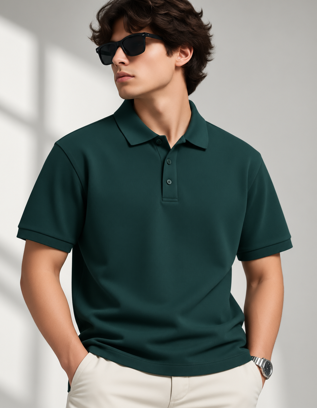 Men's Classic Cotton Polo T-Shirt
