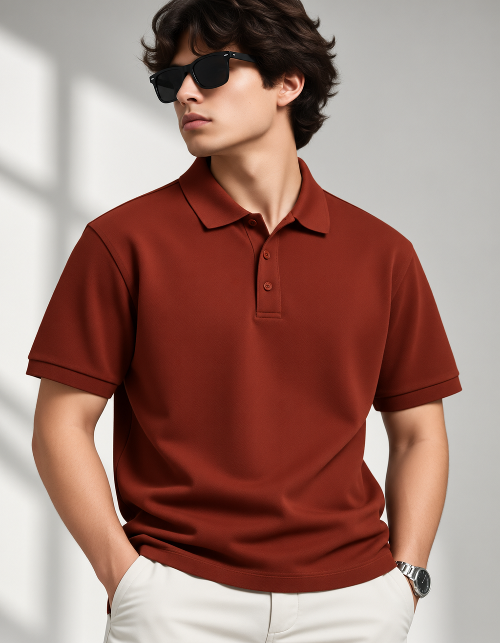 Men's Classic Cotton Polo T-Shirt