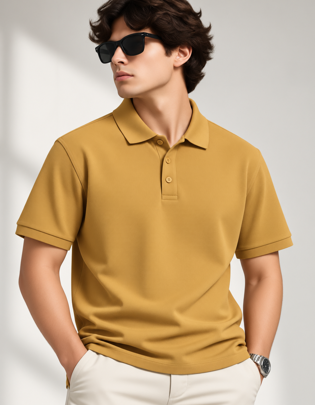 Men's Classic Cotton Polo T-Shirt