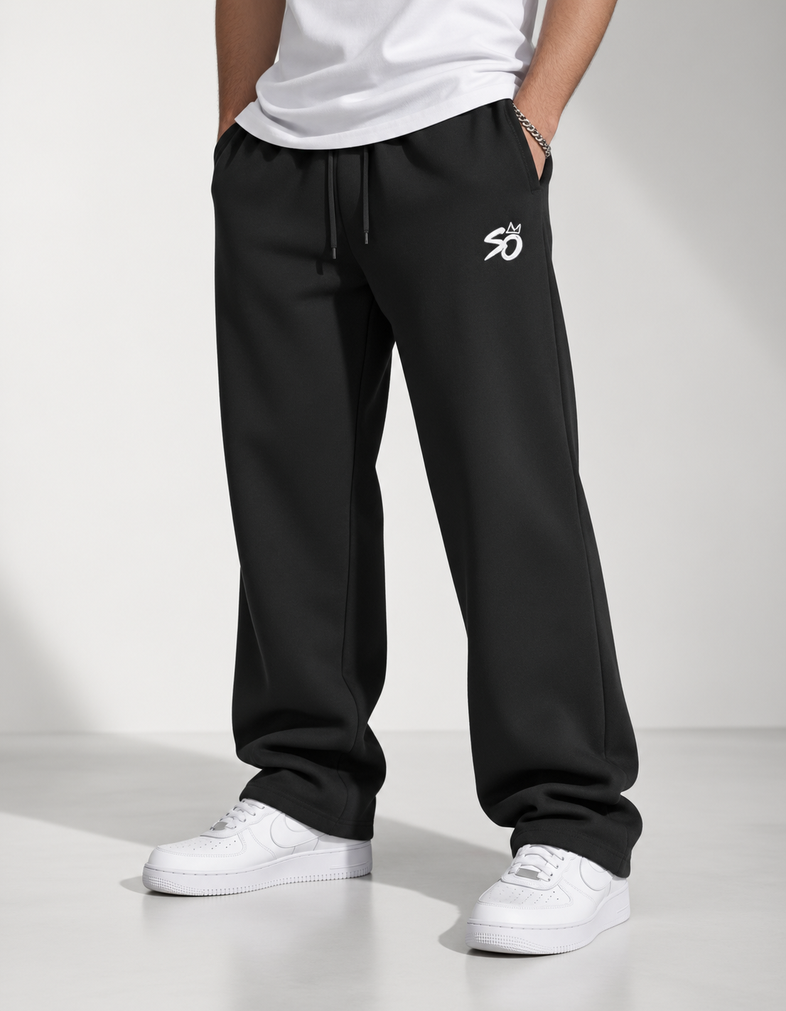Everyday Terry Fabric Sweatpants - Black Edition