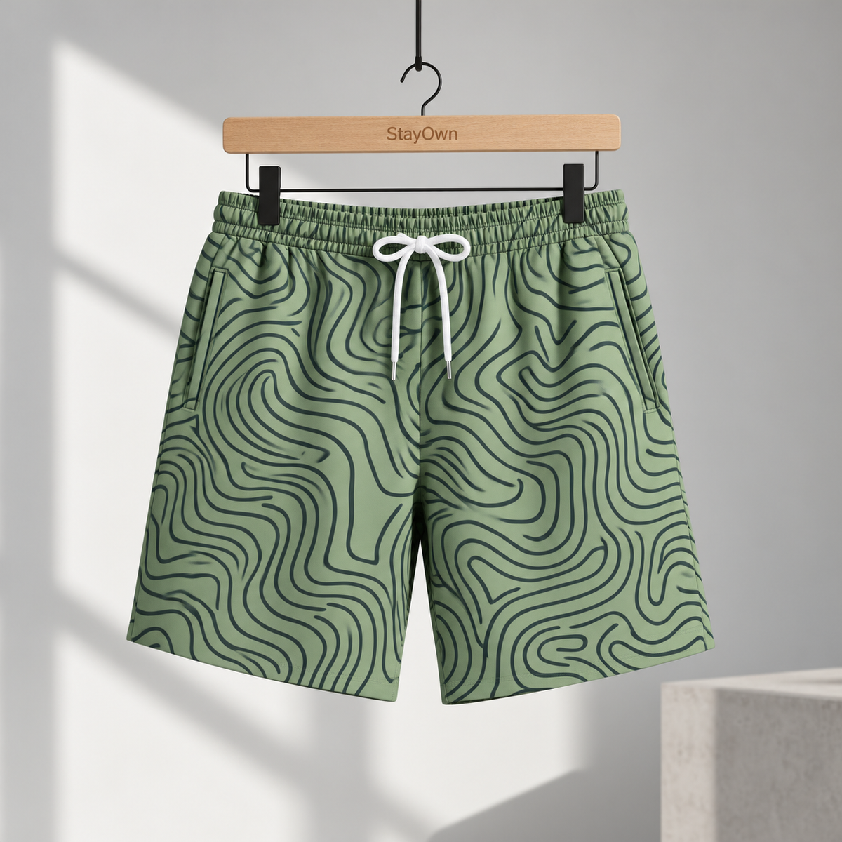 Men's Everyday Shorts with Unique Graphic
