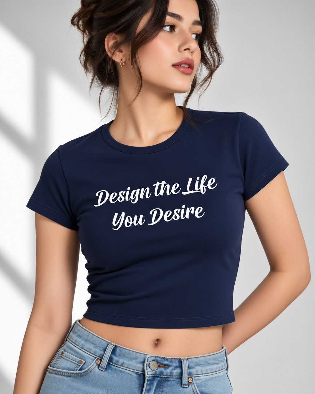 Women's Baby Tee - Design the life you desire