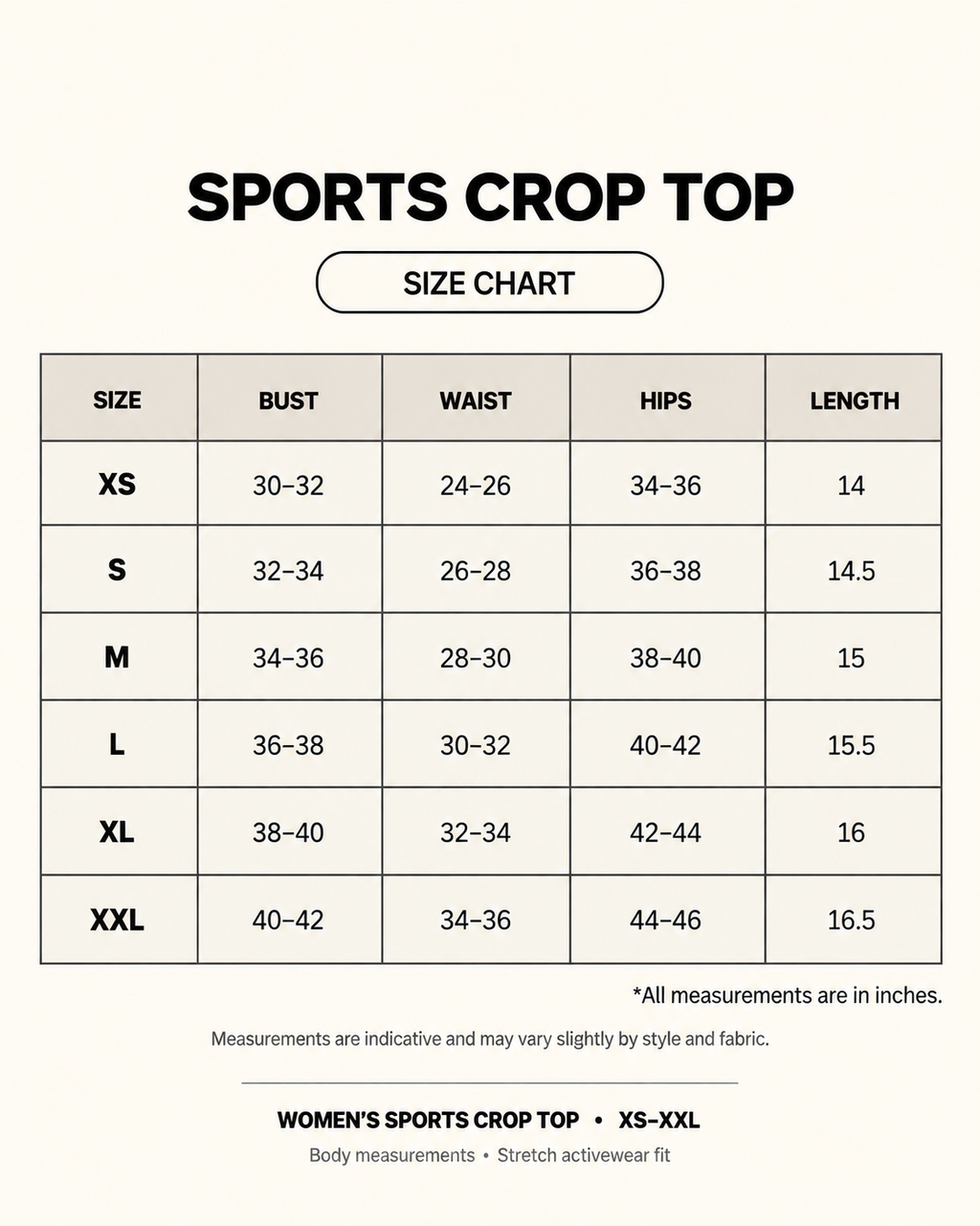 Women's Sports Crop Top | Espresso Color | Slim Fit