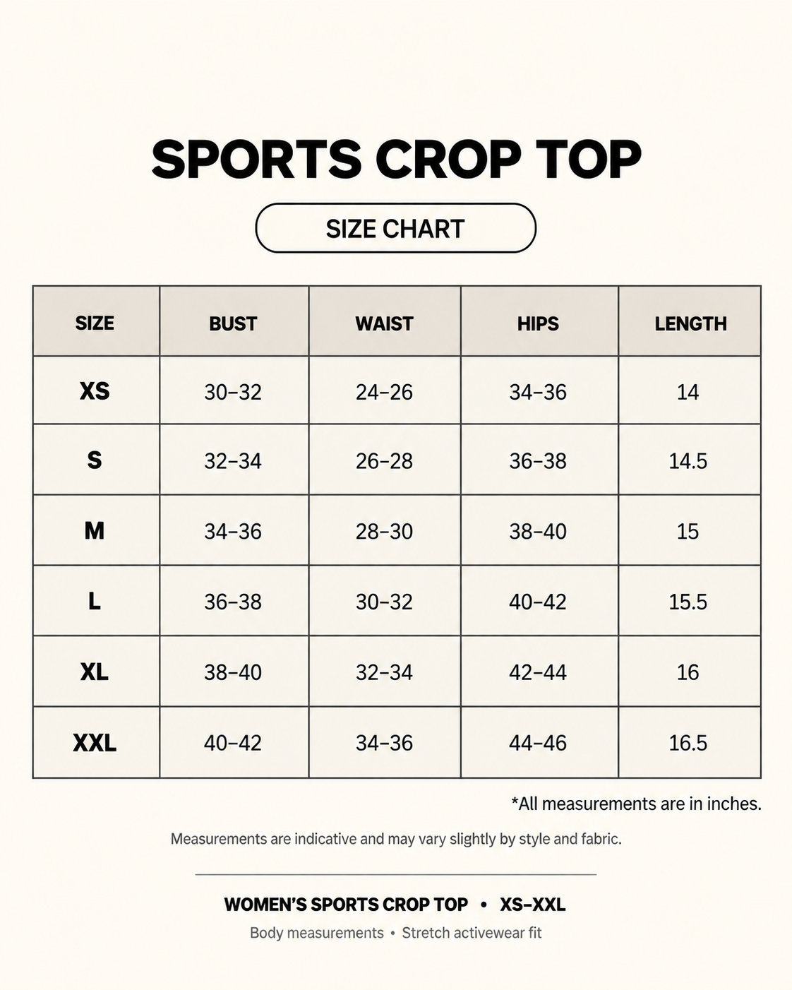 Women's Sports Crop Top | Espresso Color | Slim Fit