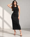 Black Bodycon Dress | Skin-Fit