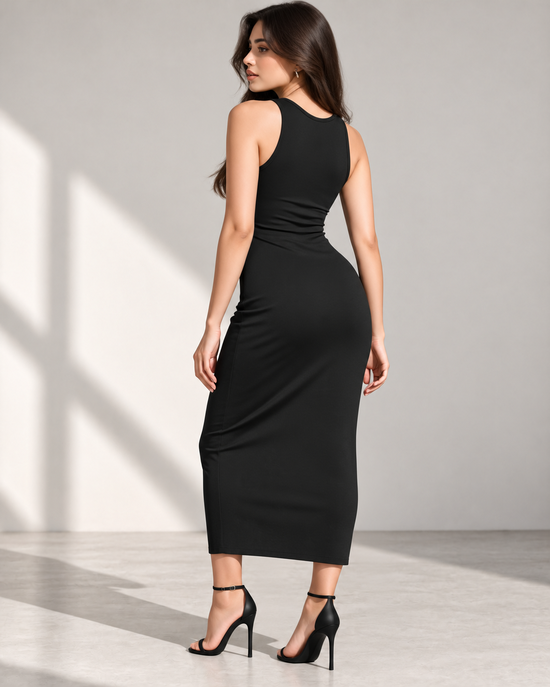 Black Bodycon Dress | Skin-Fit