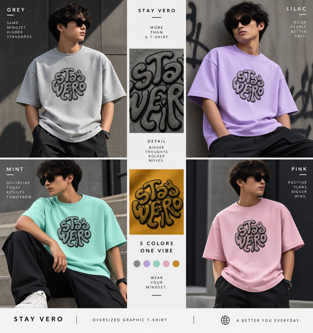 Stay Weird — Oversized Graphic T-Shirt