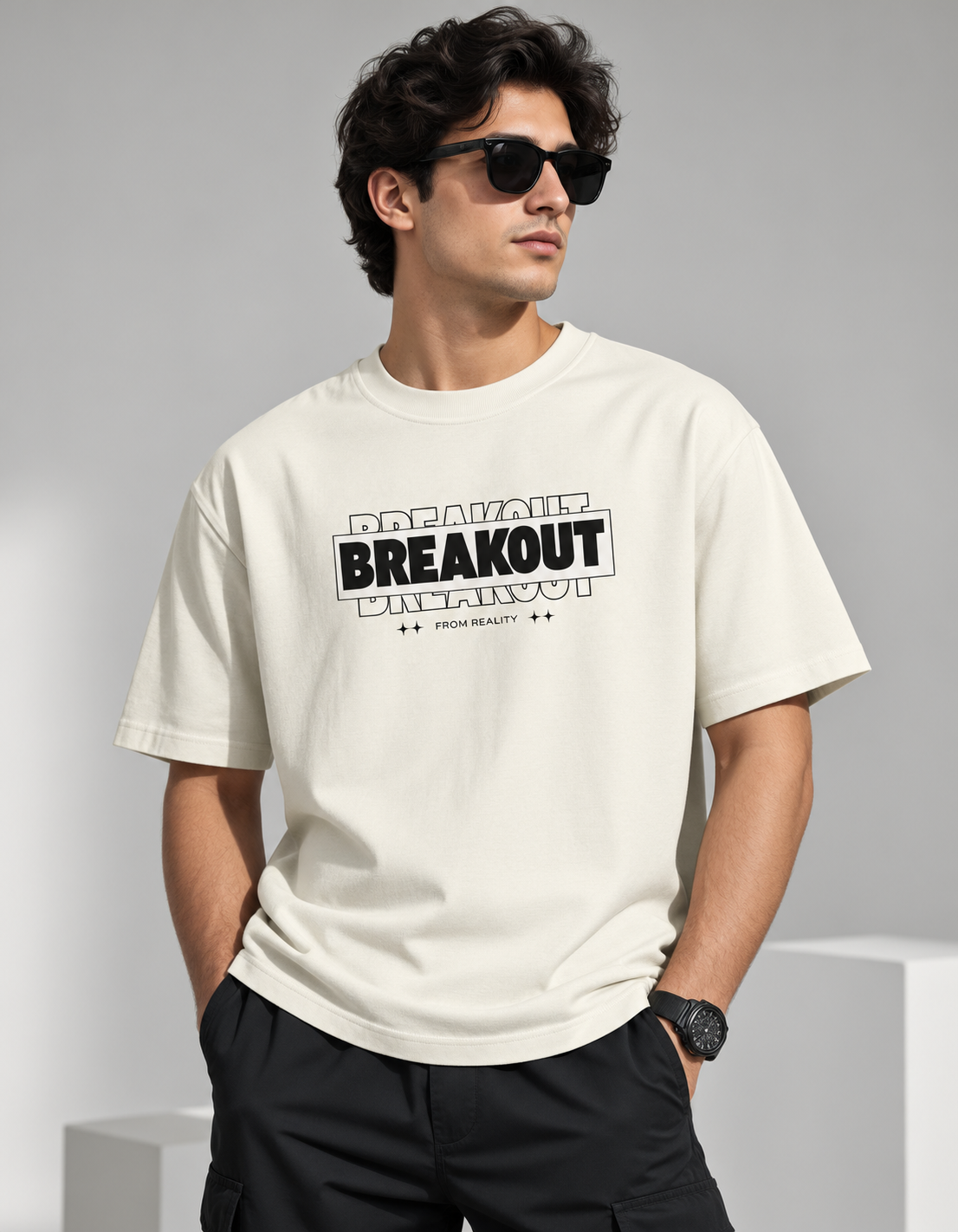 Breakout — Oversized Graphic T-Shirt