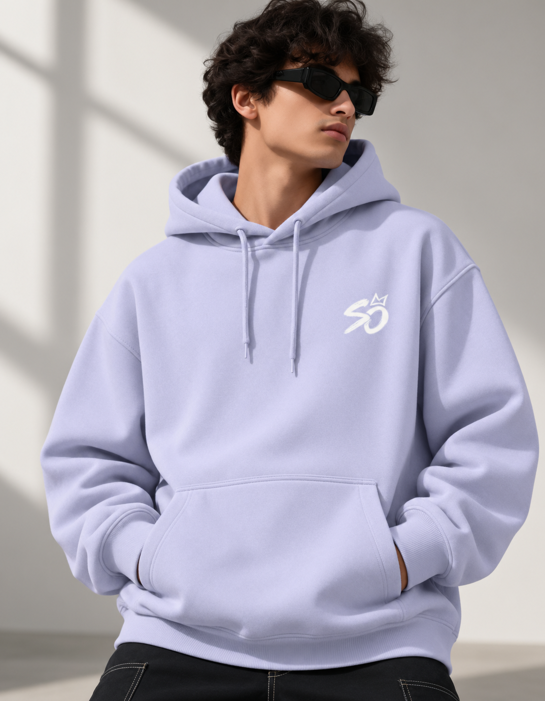 Lavender Oversized Hoodie